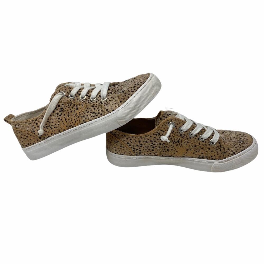 Jellypop Kory Slip-on Leopard Print Sneakers Comfort Fit Ponyskin Size 8.5